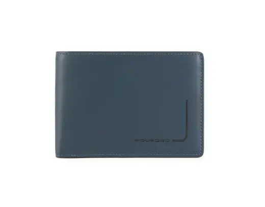 Piquadro, Collezione , Leather Wallet, Key holder, PU257PQJR, Blue, For Men