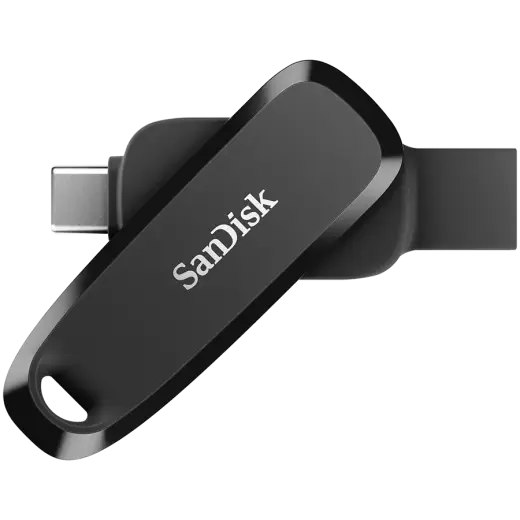 SanDisk Phone Drive USB Type-C/USB Type-A devices, 100MB/s, 256GB - Black Color, EAN: 619659206253