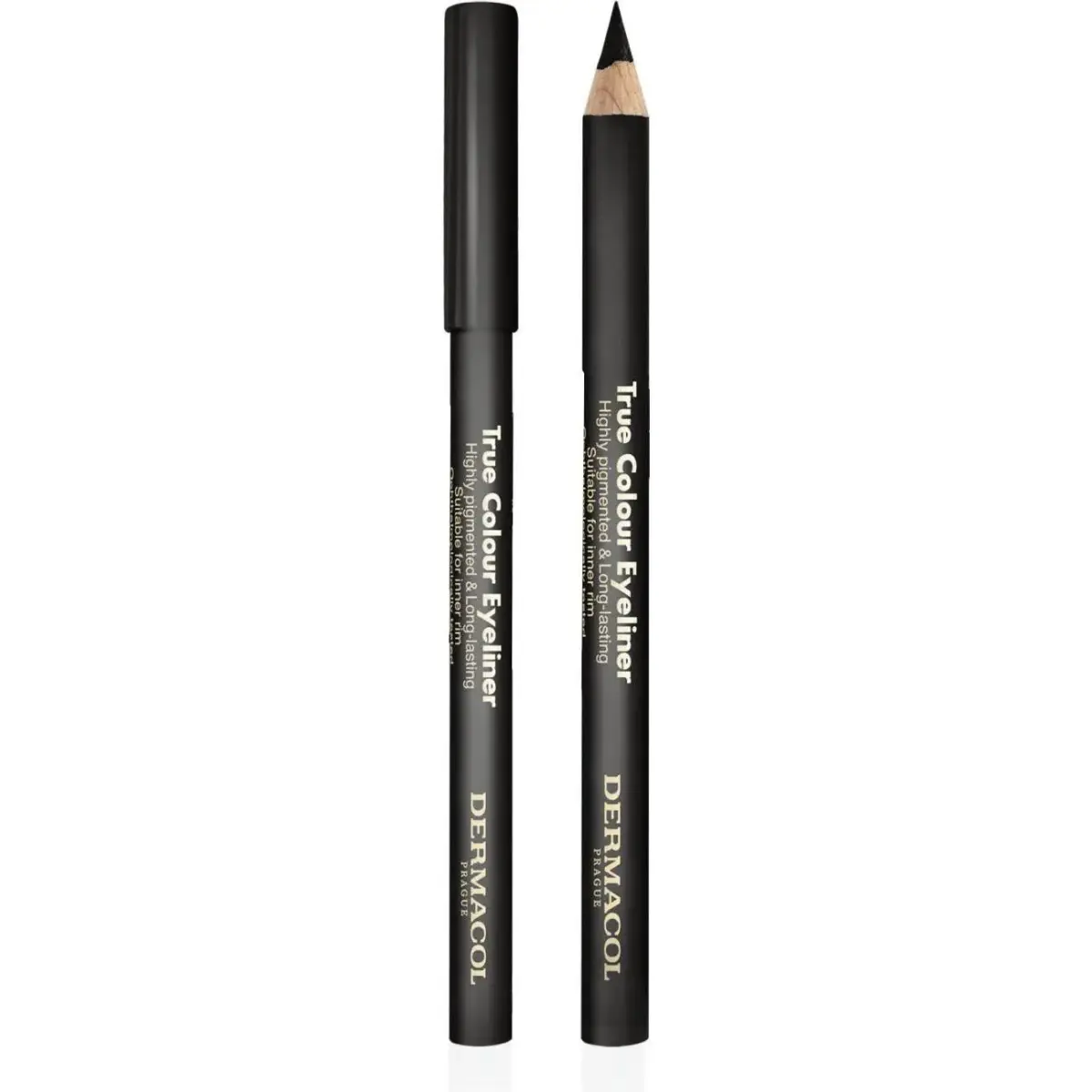 Dermacol, Eyeliner + Kajal, - Wooden Eyeliner (True Colour Eyeliner) 4 G - Shade: 1ack (1 Nero)