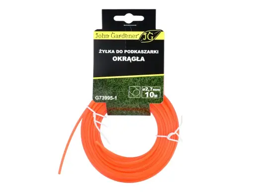 Neilona trimera aukla 2.7mm x 10m apaļa