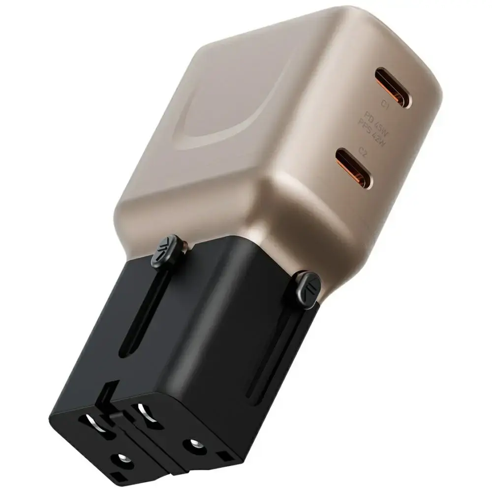 ENERGEA TravelGo Adapter 45 tīkla lādētājs | 45W | GaN | USB-C | melns