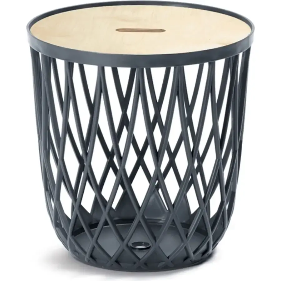 Prosperplast Basket with lid Uniqubo 39x39x40cm