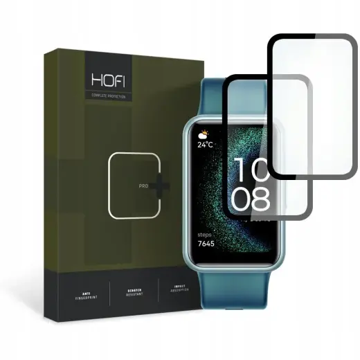 HOFI HYBRID GLASS HYBRID PRO+ 2-PACK HUAWEI WATCH FIT SE BLACK