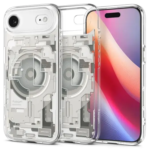 Spigen Ultra Hybrid чехол с поддержкой MagSafe для телефона Apple iPhone 17 синий