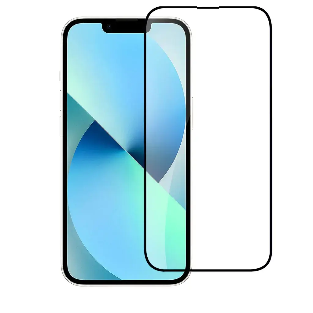Fusion Double aizsargstikls telefonam iPhone 14 Pro melns