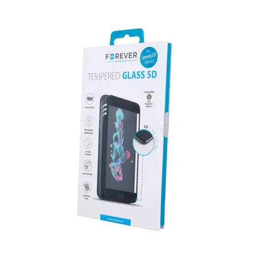 Forever Tempered glass 5D for Samsung Galaxy S20 Ultra | S20 Ultra 5G FingerPrint black frame