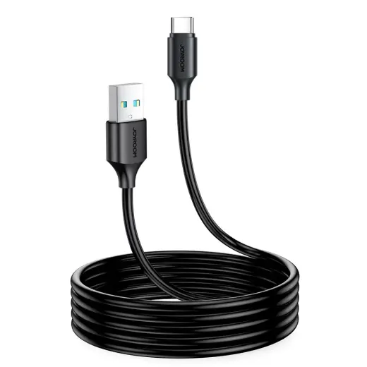 Joyroom S-UC027A9 duomenų perdavimo ir įkrovimo laidas | USB-A į USB-C | 15W | 2m | juodas