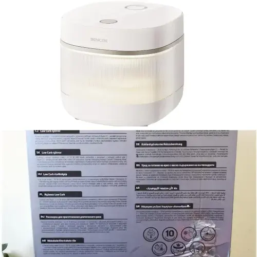 Sencor SRM 2000WH Low Carb Rice Cooker 2L 500W (Damaged packaging)