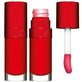 Clarins Lip Comfort Hydrating Oil, Size: 0.2 Oz, Iconic Red