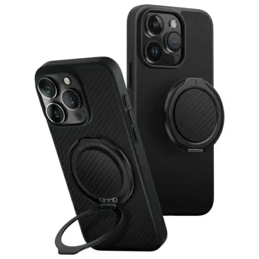 UNIQ etui Keva Air iPhone 16 Pro Max      6.9" Magclick Charging czarny|carbon black