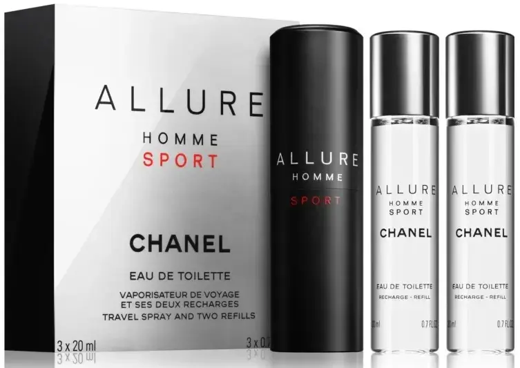 Chanel Allure Homme Sport EDT M 3x20ml REFILLABLE