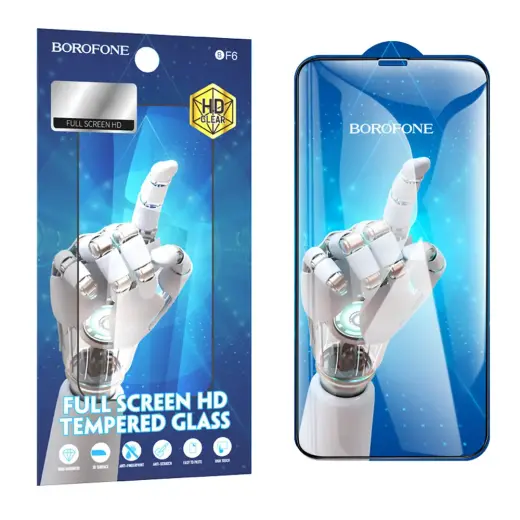 Borofone Tempered glass BF6 Diamond Armor Full Screen HD for Iphone XR/11 - 10 pieces