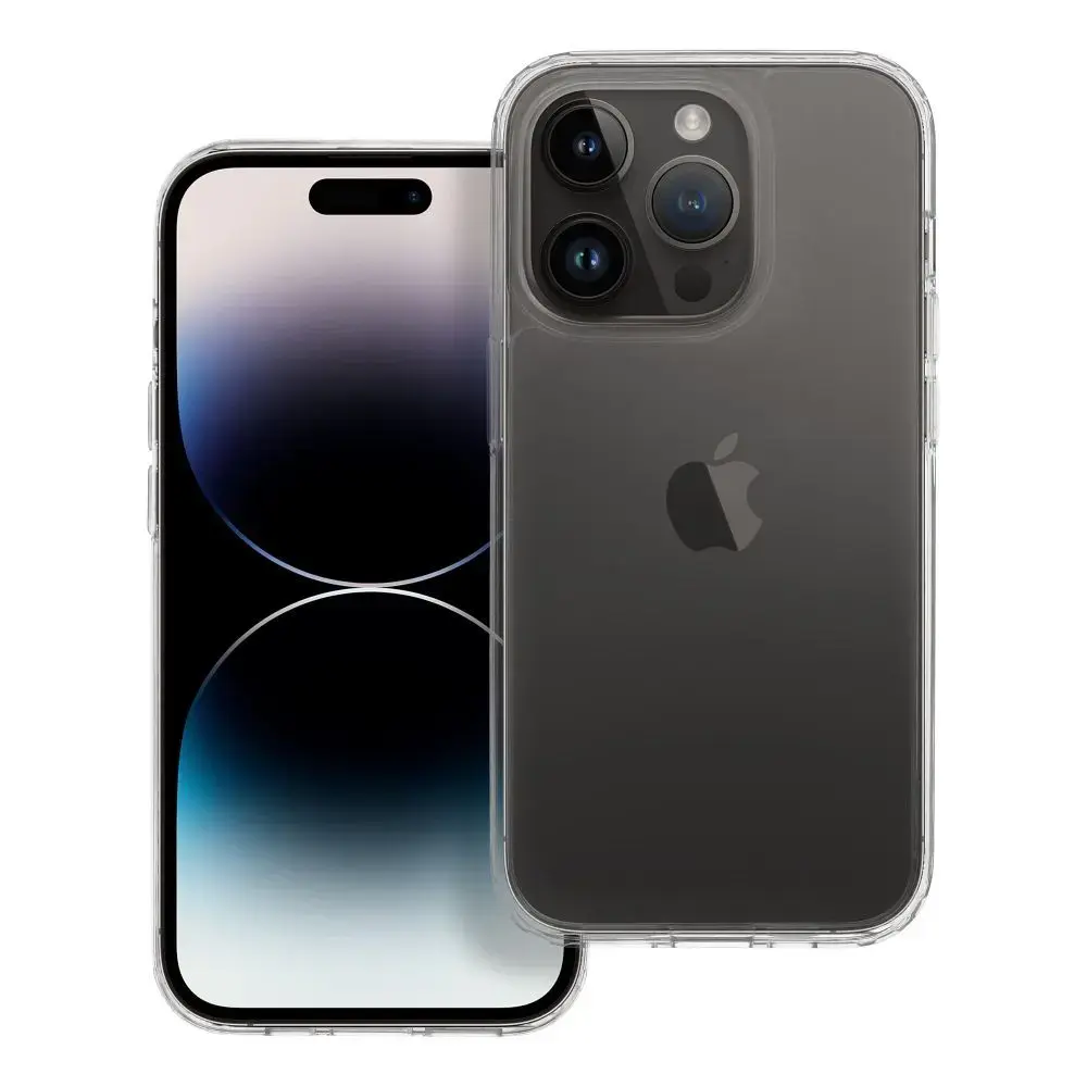 SUPER CLEAR HYBRID maciņš telefonam iPhone 14 Pro caurspīdīgs
