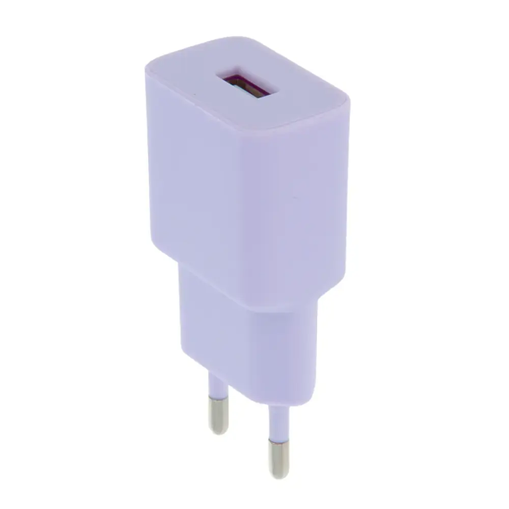 Setty LSIM-A-129 tīkla lādētājs | 12W | USB-A | violets