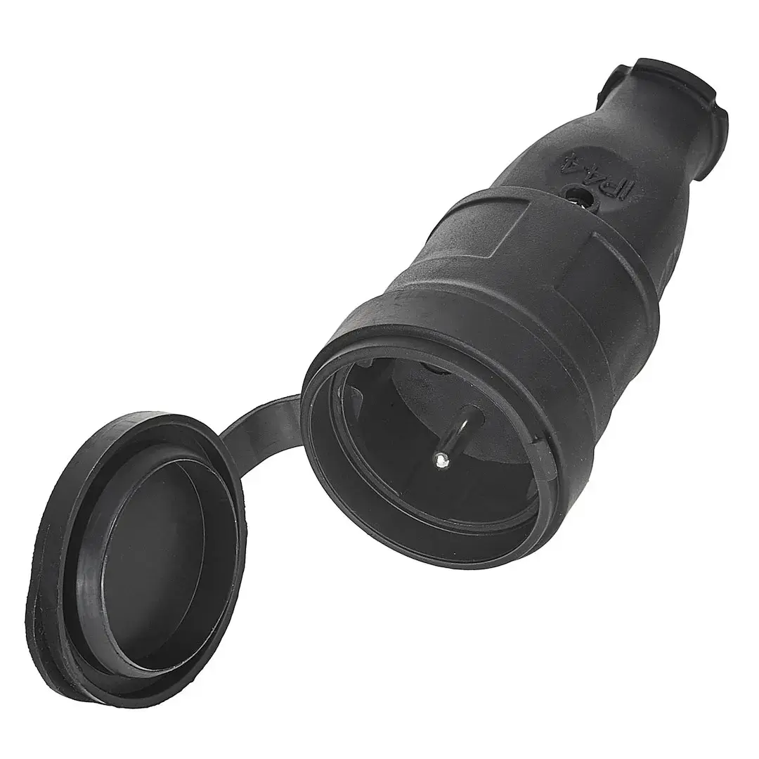 16A IP44 rubber socket