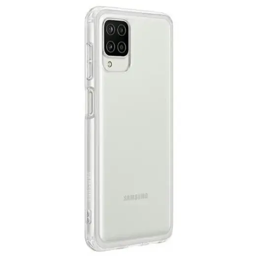 EF-QA125TTE Samsung Soft Clear Cover for Samsung Galaxy A12 Transparent