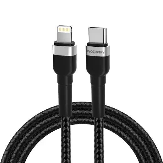 Wozinsky WNBCL2 data transfer and charging cable | USB-C to Lightning | 30W | 2m | black
