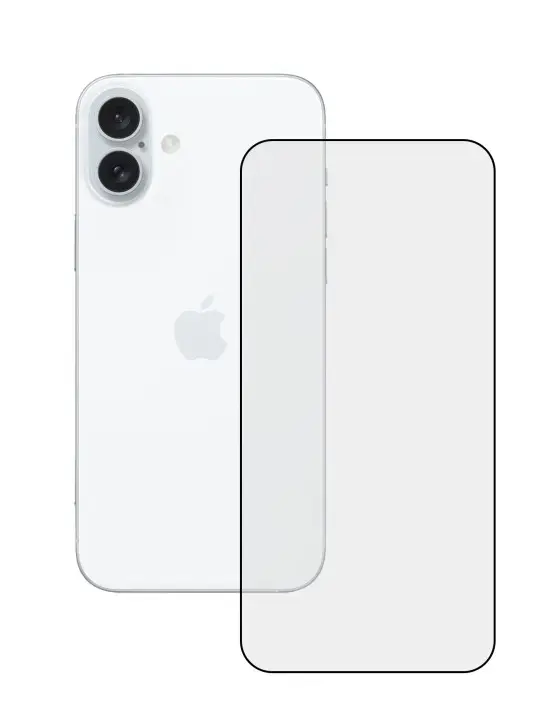 Fusion 5D aizsargstikls telefonam Apple iPhone 16 melns