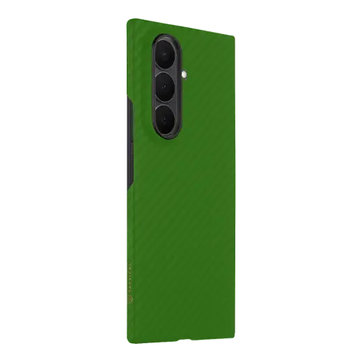 Tactical MagForce Aramid phone case with MagSafe support for Samsung Galaxy Z Fold 7 (F966) green