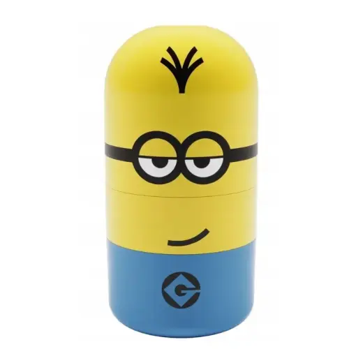 Uzglabāšanas kaste Kevin 10L "Minions" Ø20x38cm dzeltena/zila