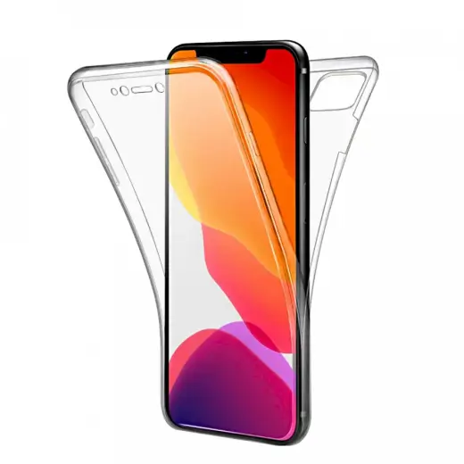 Fusion 360 Defense Protect Silicone Case For Apple iPhone 11 Transparent