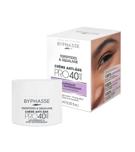 Byphasse, Anti Age PRO40, Firming & Lifting, Cream, For Face, 60 ml