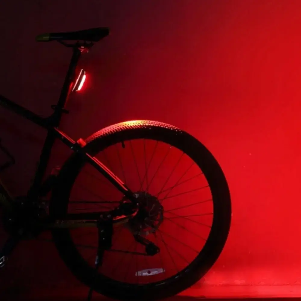 Rockbros A54BK Rear Bike Light + Micro USB - USB-A Cable - Black