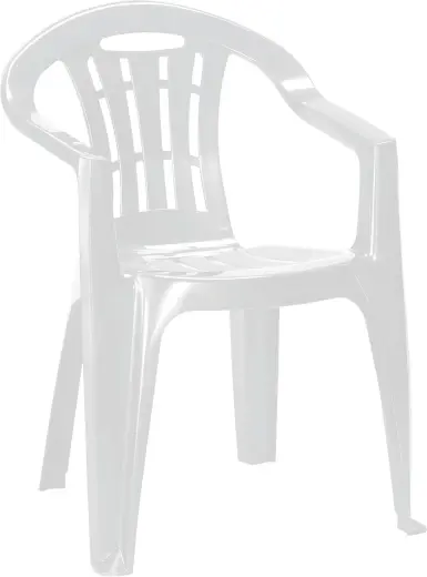 Mallorca garden chair white