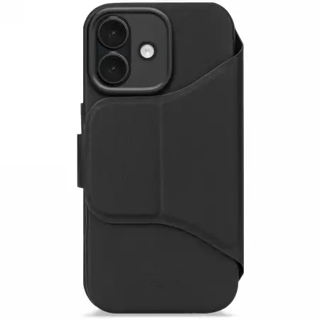 Decoded Textured Silicone Detachable Wallet MagSafe Case for iPhone 17 - Black