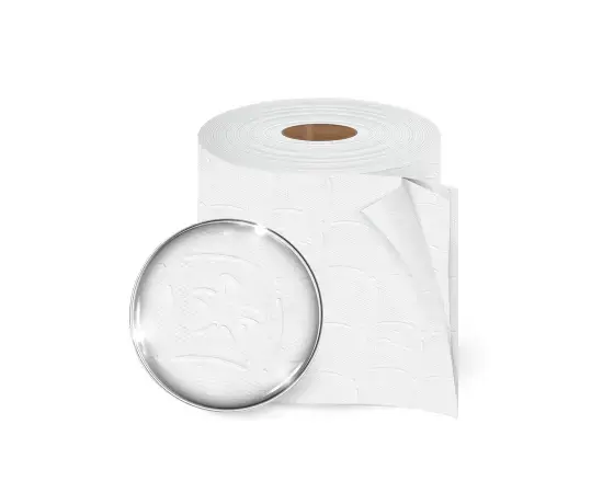 Tualetes papīrs AMOOS ruļļos ar perforāciju, 12 gab./iepak., 2 slāņi,24 m,108 mm