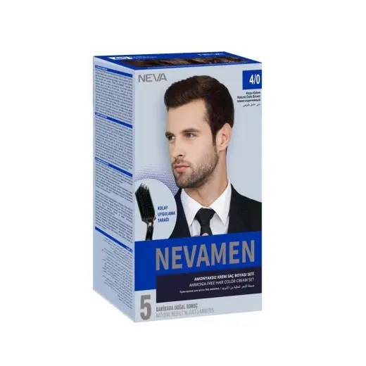 Neva, Nevamen, Semi-Permanent Hair Dye, 4/0 , 150 ml