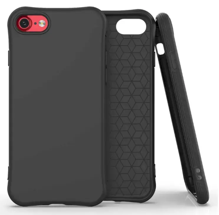 Fusion Solaster Back Case Silicone Case For Apple iPhone 7 | 8 | SE 2020 Black