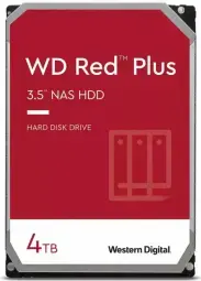 WD Hard Drive Red Plus WD40EFPX - 4 TB - 3.5" - SATA 6 GB|s