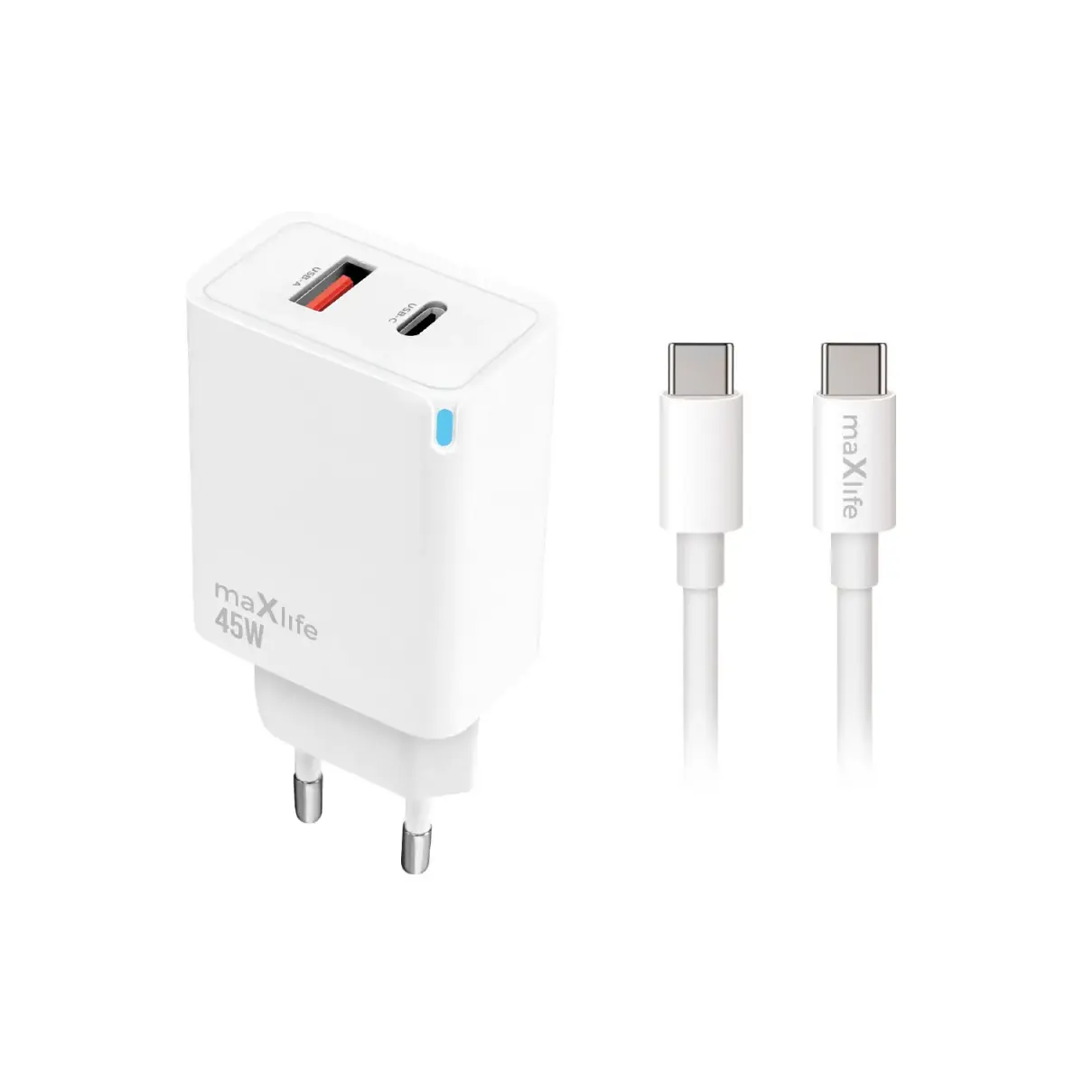 Maxlife MXTC-09-45AC PD QC charger 1x