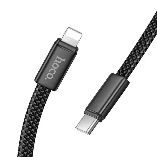 Hoco X125 data transfer and charging cable | USB-C to Lightning | PD | 30W | 1m | black