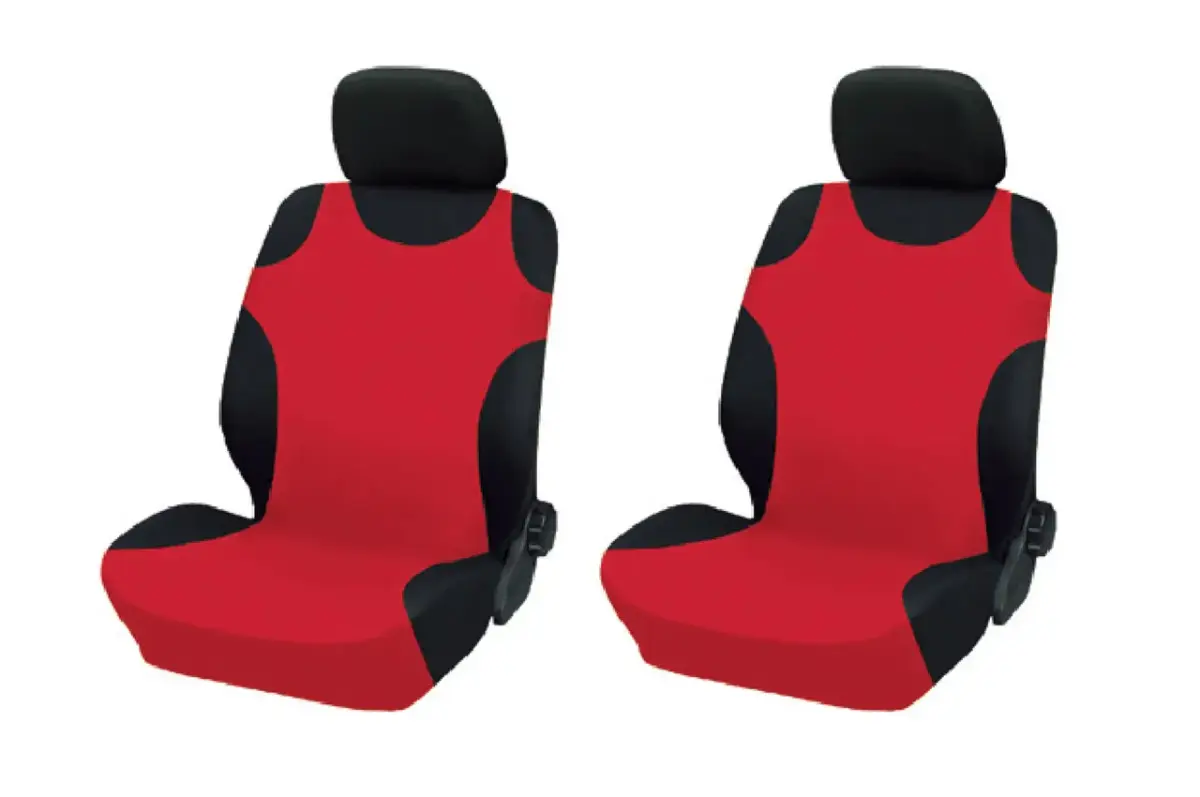 Seat covers "Shirts" - red, 2 pcs.