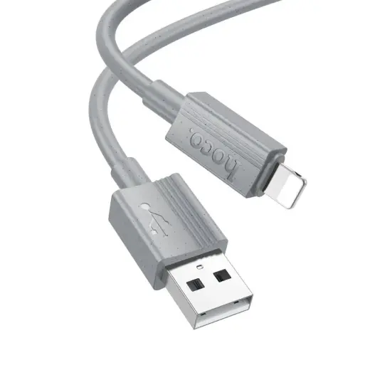 Hoco X107 data transfer and charging cable | USB-A to Lightning | 12W | 1m | gray