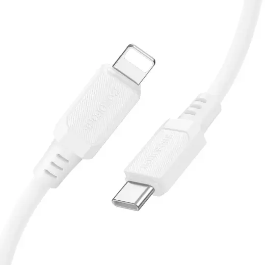 Borofone BX115 Lotto data transfer and charging cable | USB-C to Lightning | 27W | 1m | white