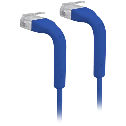 Ubiquiti UniFi Patch Cable U-Cable-Patch-8M-RJ45-BL Ultra-thin patch cable with bendable boots designed for installation flexibility, 3 mm outer diameter,  8m, Blue