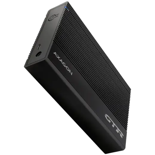 AXAGON EE35-GTR USB-C 3.2 Gen 1 - SATA 6G, 3.5'' External RIBBED box BLACK