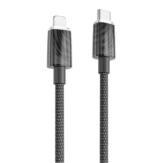Proove Spectral data transfer and charging cable | USB-C to Lightning | 15W | 1m | black