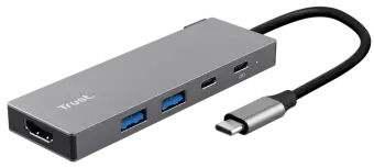 Dokstacija Trust Dalyx 5in1 USB-C Multiport