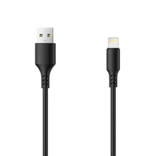 Setty datu pārraides un uzlādes vads | USB-A uz Lightning | 10W | 1m | melns