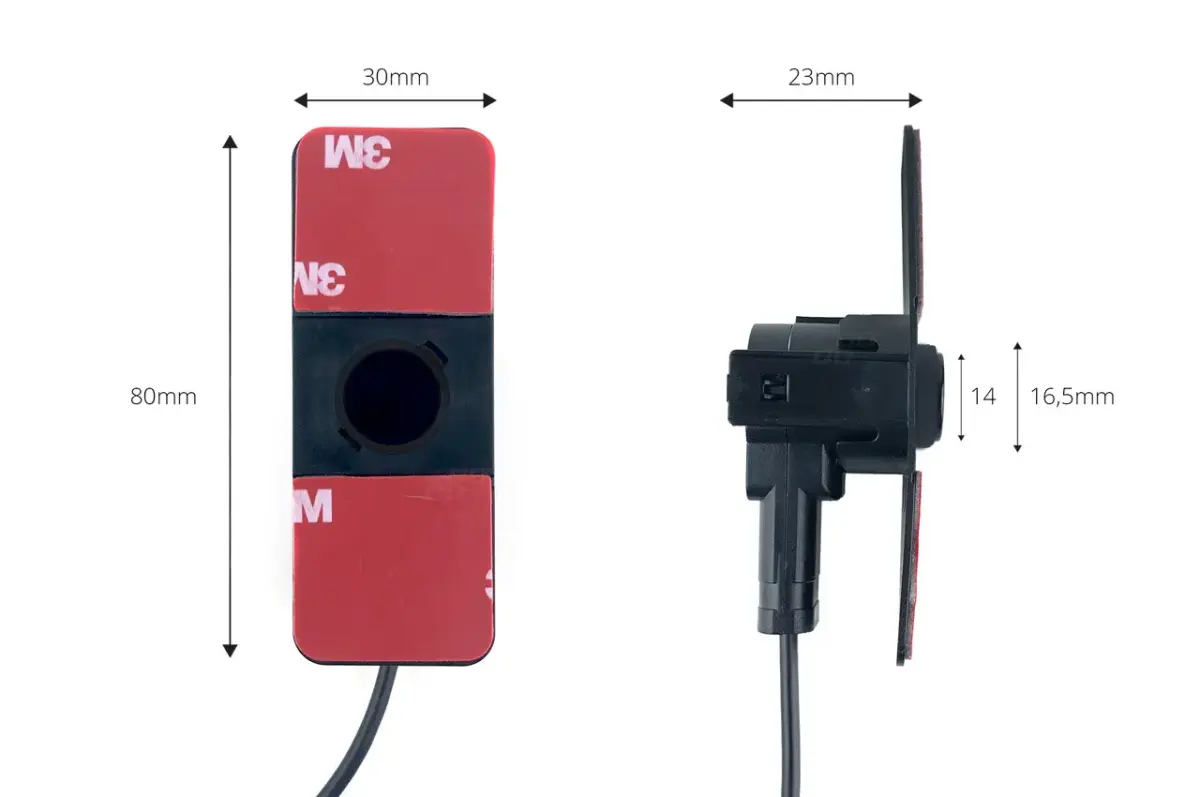 Parking assistant system TFT01 4,3" with HD 315 LED 4 sensors black inside mount 16,5mm