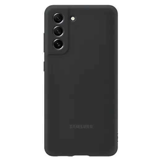 EF-PG990TBE Samsung Silicone Cover for Galaxy S21 FE Dark Gray