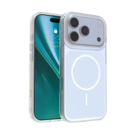 Etteri Hidden Pearl Epoxy Mag maciņš telefonam iPhone 17 Pro zils