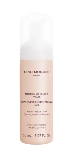 Cinq Mondes, Flowers, Boosts Radiance, Cleansing Foam, 150 ml