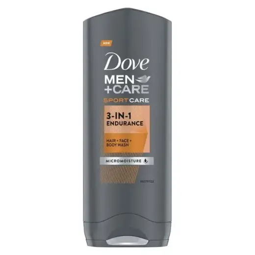 Dove Men+Care 'hair, Face & Body Wash', 3 in 1 Endurance,6X400Ml in Grey