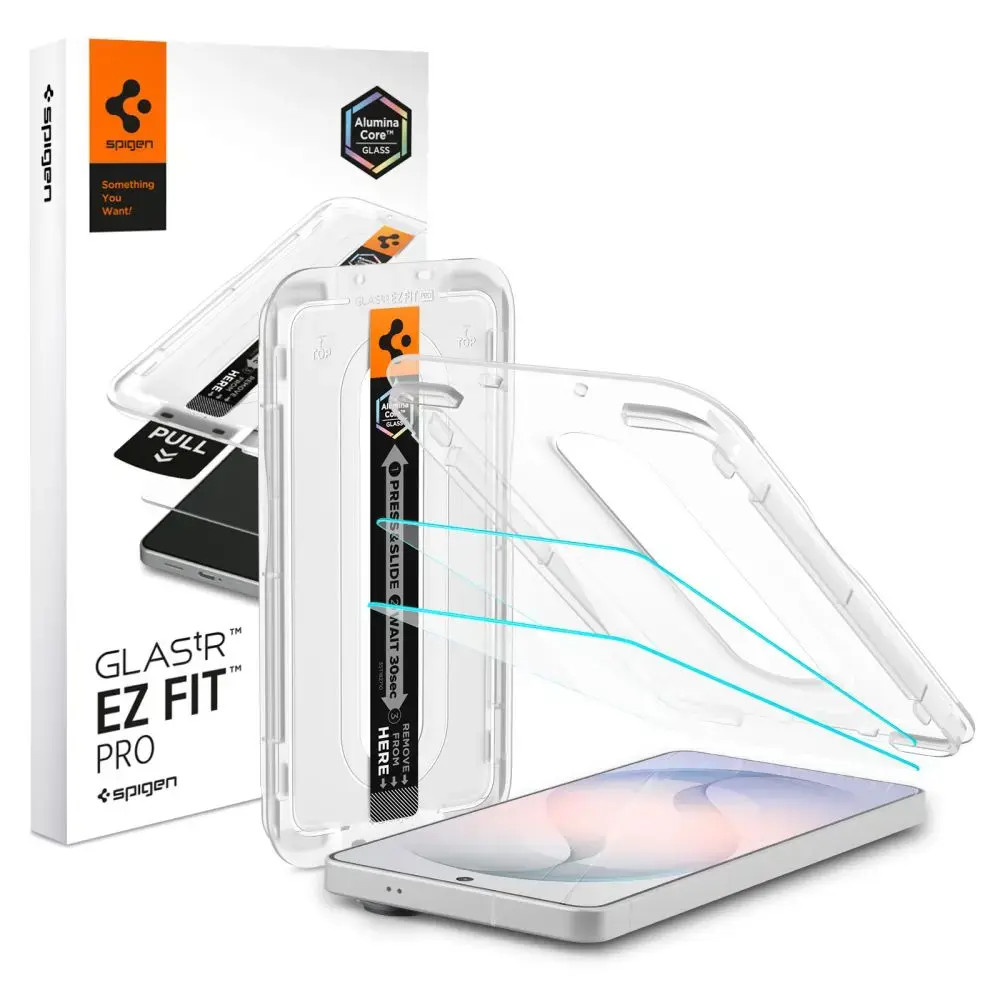 Spigen Glas.tR EZ Fit Pro AC Anti-Reflection aizsargstikls telefona ekrānam Galaxy S26