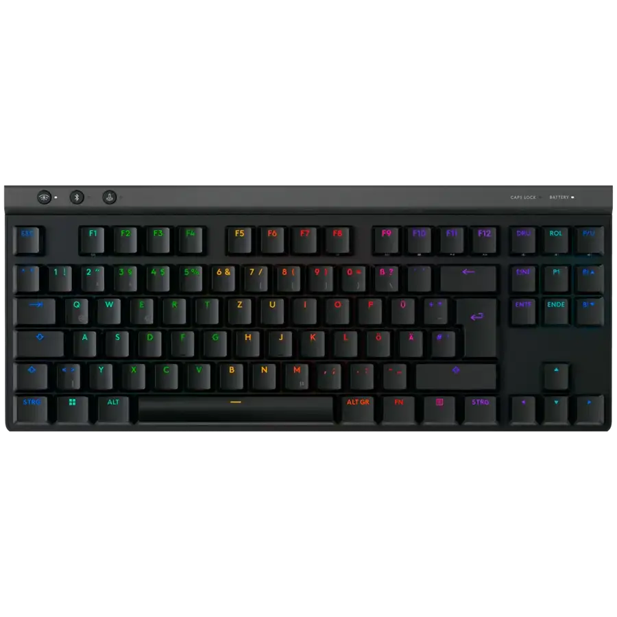 LOGITECH G515 LIGHTSPEED TKL Wireless Gaming Keyboard - BLACK - PAN - 2.4GHZ/BT - EMEA28i-935 - TACTILE